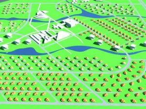town 3D Model