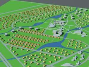 town 3D 模型