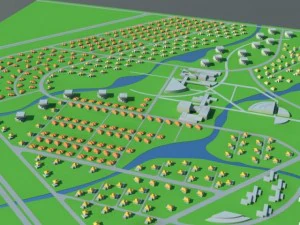 town 3D Model