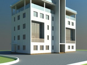 office building Modèle 3D
