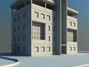 office building 3D Модель