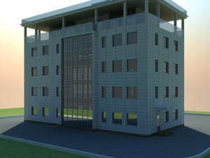office building 3D Модель