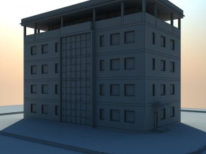 office building 3D Модель