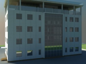 office building 3D Модель