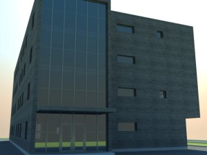 modern office building 3D Модель