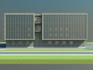modern office building 3D Model