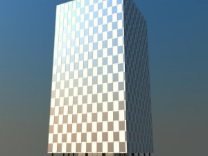office building Modèle 3D
