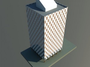 office building Modèle 3D