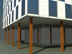 office building Modèle 3D