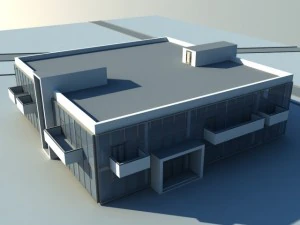 办公楼 3D 模型