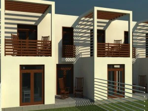 townhouse4 3D Model