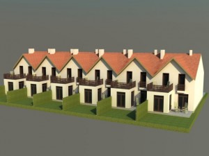 townhouse 5 3D Model