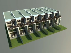 townhouse 7 3D Model