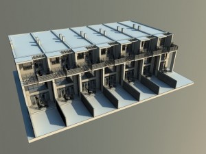 townhouse 7 3D-Modell