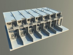 townhouse 7 3D-Modell