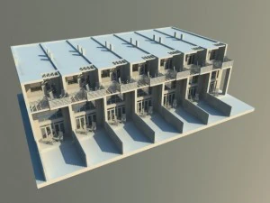 townhouse 7 3D Model
