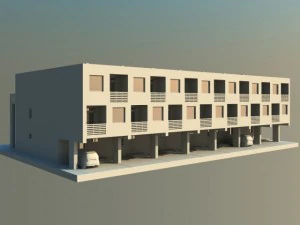 townhouse 7 3D Model