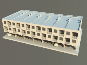 townhouse 7 3D-Modell