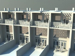 townhouse 7 3D Model