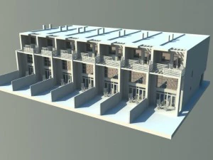 townhouse 7 3D Model