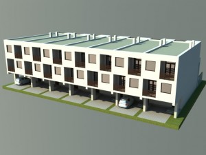 townhouse 7 3D-Modell