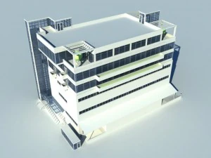 office building 3D Model
