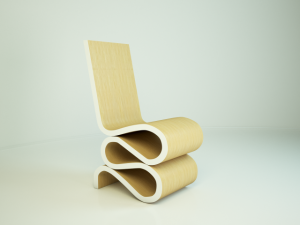 the wiggle chair Modello 3D