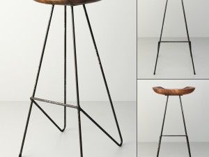 perch barstool Model 3D