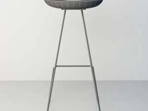 perch barstool 3D Model