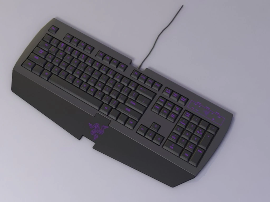 keyboardcomputer 3D Model .c4d .max .obj .3ds .fbx .stl .blend 