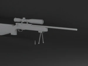 sniper rifle ssg 69 3D Model