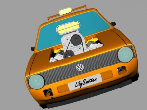 vw golf mk 1 turbocharger 3D Model