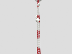 telecommunication tower a1 3D मॉडल