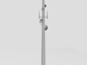 telecommunication tower a1 3D मॉडल