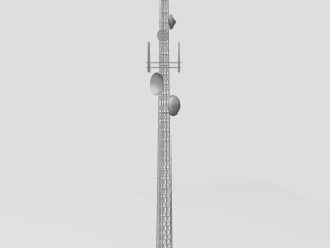 telecommunication tower a1 3D Model