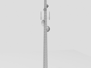 telecommunication tower a1 3D मॉडल