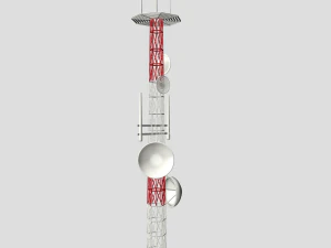 telecommunication tower a1 3D Model