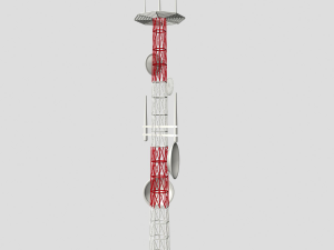 telecommunication tower a1 3D मॉडल