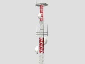 telecommunication tower a1 3D मॉडल