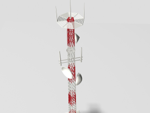 telecommunication tower a1 3D मॉडल