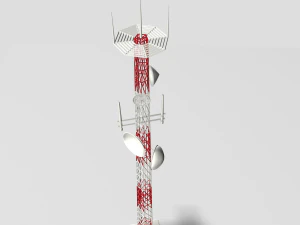 telecommunication tower a1 3D Model