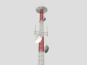 telecommunication tower a1 3D Model