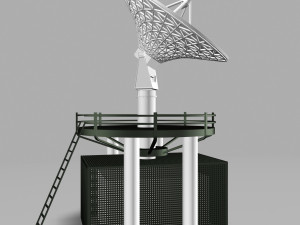 satellite dish 1 3Dモデル