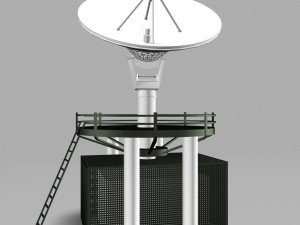 satellite dish 1 3Dモデル