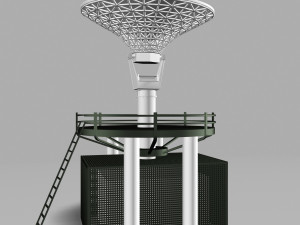 satellite dish 1 3Dモデル