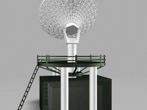 satellite dish 1 3Dモデル