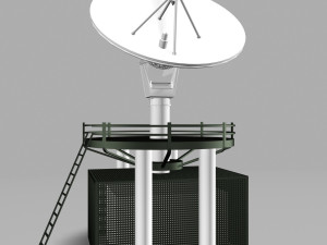 satellite dish 1 3Dモデル