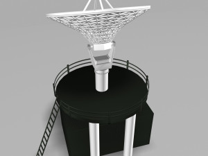 satellite dish 1 3Dモデル