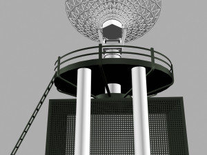 satellite dish 1 3Dモデル