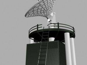satellite dish 1 3Dモデル
